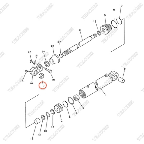 Bạc lót 3EB-64-22421; KB3-0431-35009; KBB-611-601604