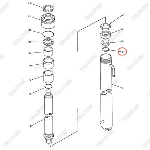 Phe hãm 3EB-63-16180; 04064-03015 (Kit) (2T2L)