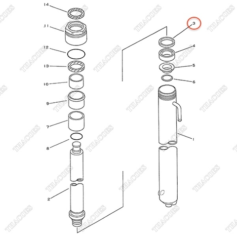 Căn đệm 548-61-11190 (Kit) (2T2L)