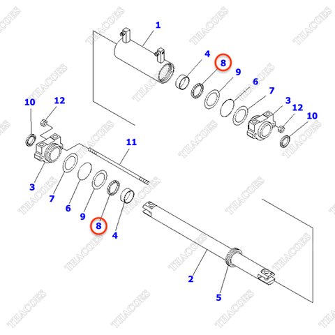 (K9) Phớt cổ ON43564-08020