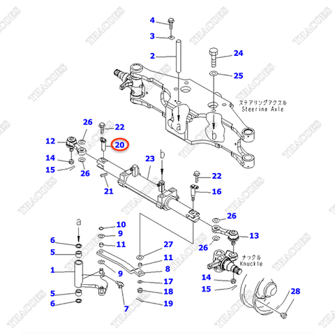 Chốt nối 3EB-24-42280; 3EB-24-42281