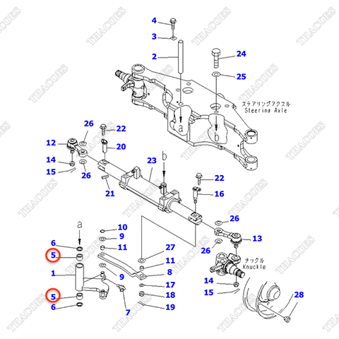 (GB) (K8) Vòng bi kim 34A-24-11341; 3EA2411930; 3EA2411931