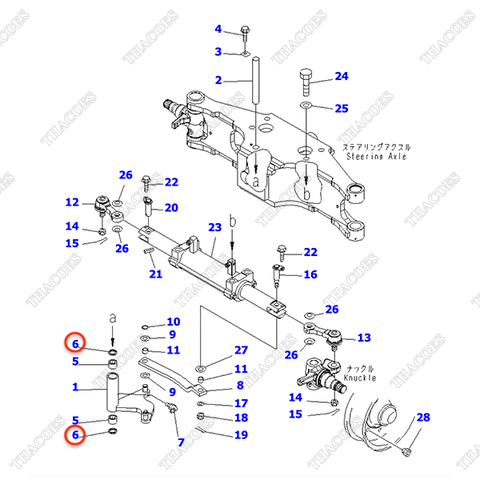 (GB) (K8) Phớt chắn mỡ 34A-24-11351