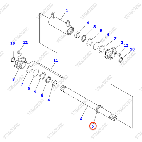 (K9) Phớt piston ON43556-07563