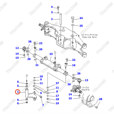 (GB) Tay lái giữa 3EB-24-42241SA