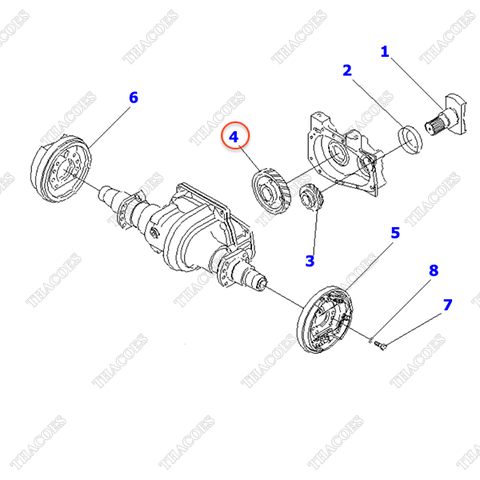 Bánh răng điều khiển 37B-1TJ-5050; 37B-1TJ-5030