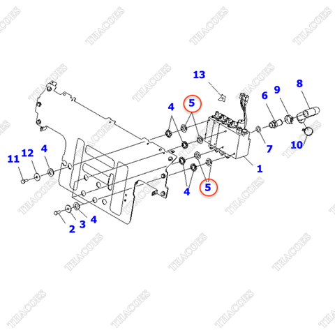 (4sv) Vòng đệm thép 3EB-61-42130