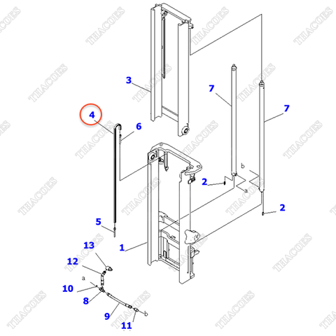 Xích nâng hạ 37C-737-1310 (3m) (BL834)