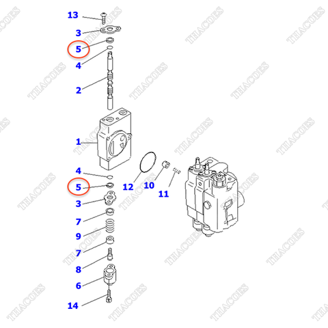 Phớt bụi KB21011-32801; 54060-16150; 30A-61-11160