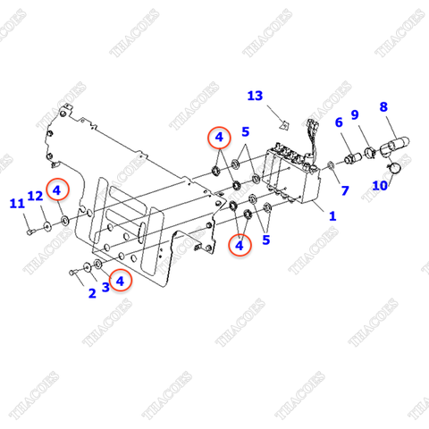 (5sv) Vòng đệm cao su 3EB-61-42120
