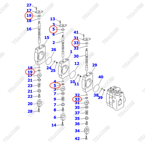 Phớt bụi KB21011-32801; 54060-16150; 30A-61-11160