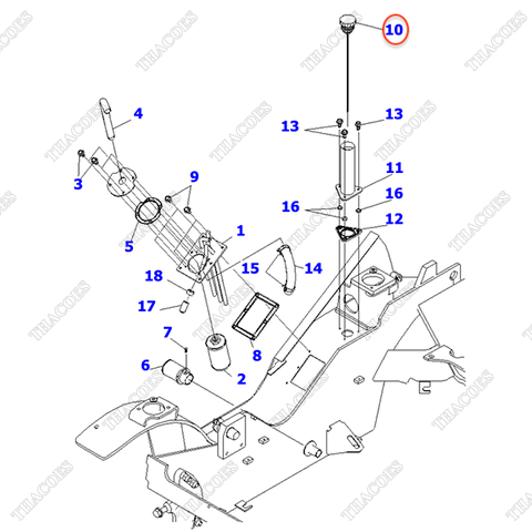 Que thăm dầu 37B-1PB-4040 (lọc thở)