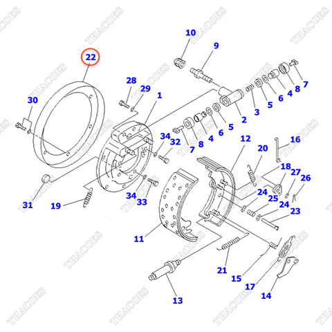 Nắp chắn bụi 3FD-30-22150