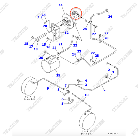 Tổng phanh MY012-8367-00; MY012-8367-01
