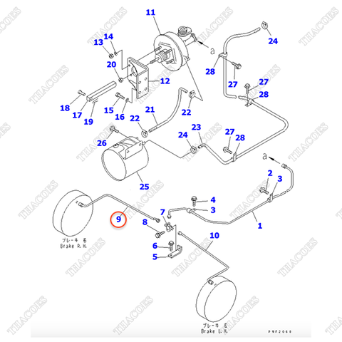 Ống dầu phải 3FD-38-21120