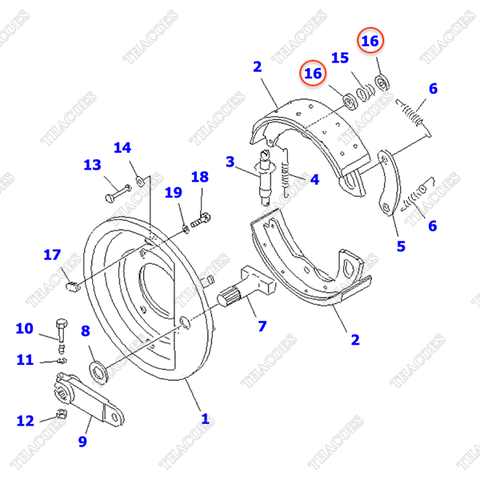 Cúc hãm 3ED-31-41170; 3EC-30-21260