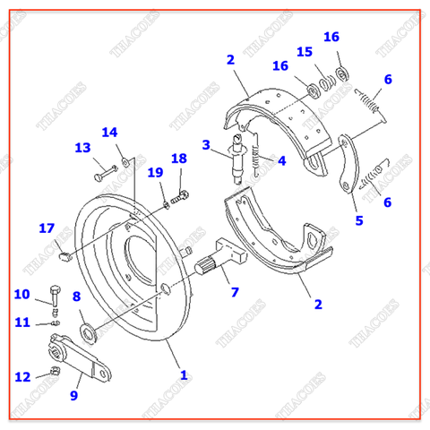 Cụm phanh 3ED-31-42100