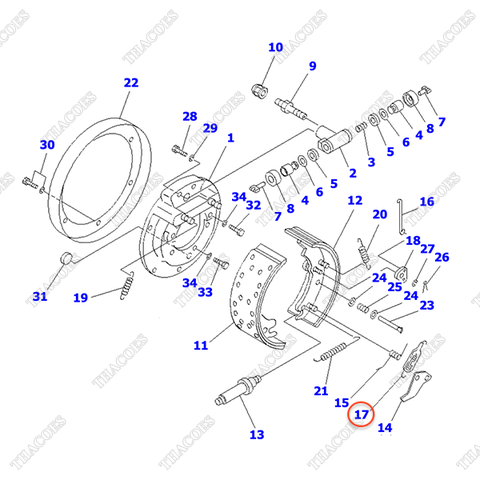 Lò xo 3ED-30-31182; 3ED-30-31181