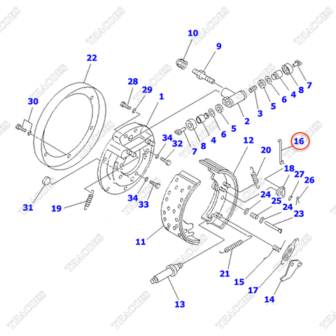 Móc nối trái 3ED-30-31171