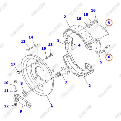 Lò xo phanh 3ED-31-41140