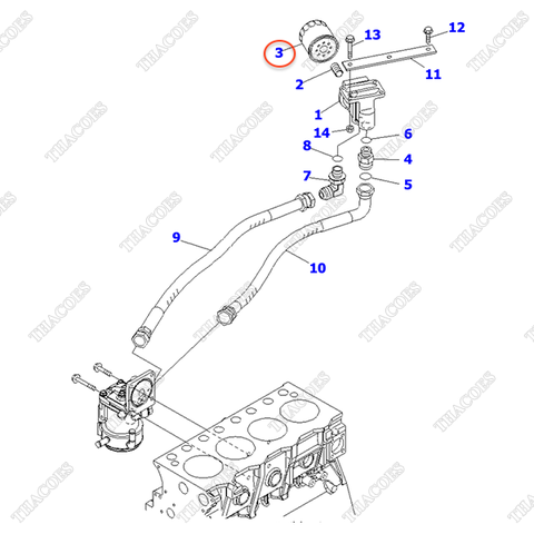 Lọc nhớt động cơ 600-211-2110, 600-211-2111