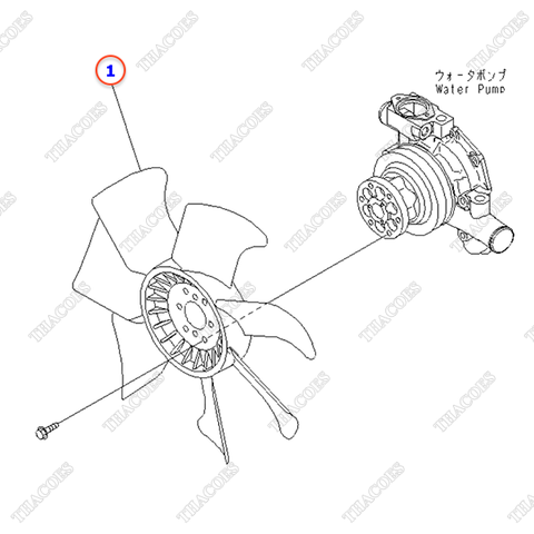 Cánh quạt 600-623-8520