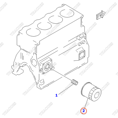 Lọc nhớt động cơ 600-211-6140, 600-211-6242, 600-211-6240, 600-211-6241, 600-211-6243