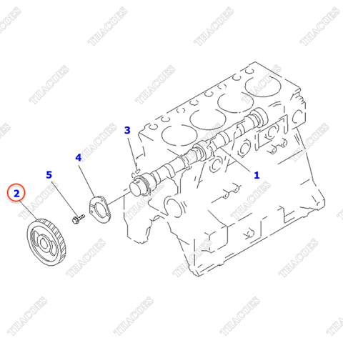 Bánh răng cam 6204-41-1221