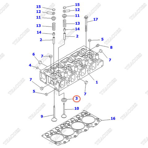(Std) Xie xupap xả 6204-11-1440 (4 cái)