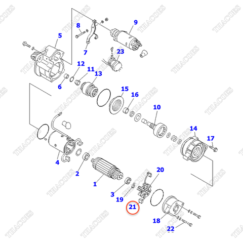 Chổi than đề KD1-23740-0100