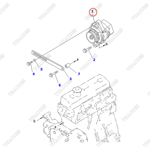 Máy phát điện 600-821-2350, RM600-821-2350