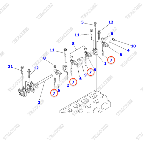 Vít chỉnh cò xupap 6221-41-5410