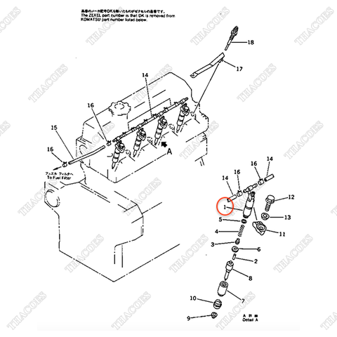Kim phun 6202-13-3500, 6202-13-3110