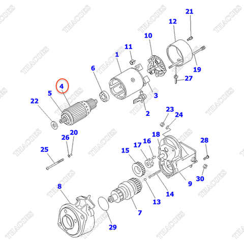 Ruột đề ND028200-6220 (Rotor)