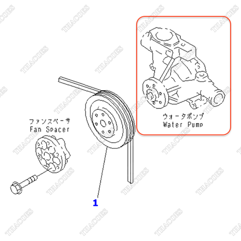 Bơm nước 6271-61-1800