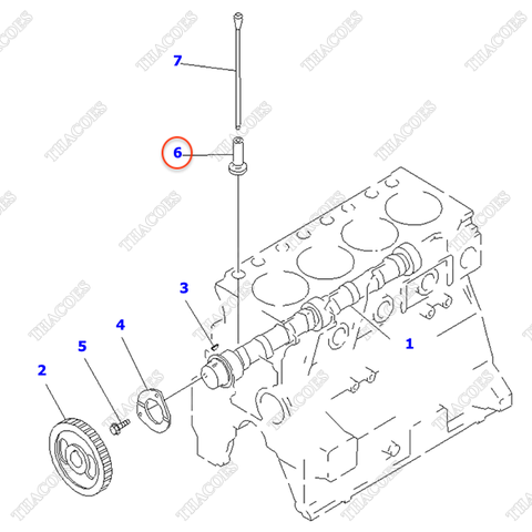 Con đội trục cam 6204-41-2110