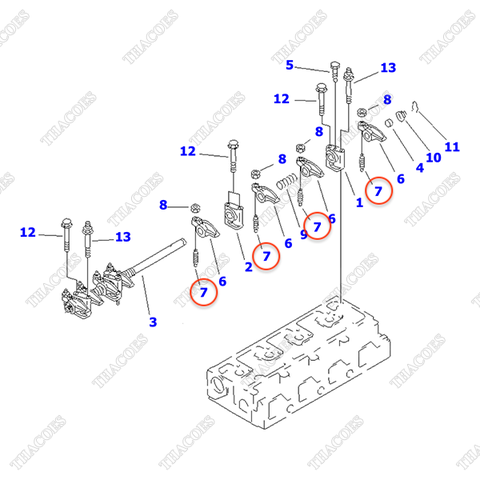 Vít chình cò 6221-41-5410 (8 cái)