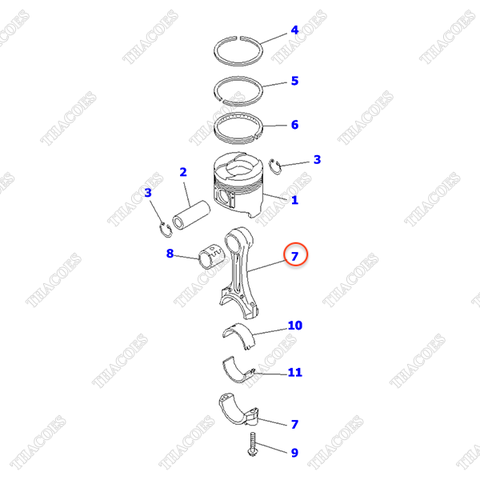 Tay biên 6204-31-3200