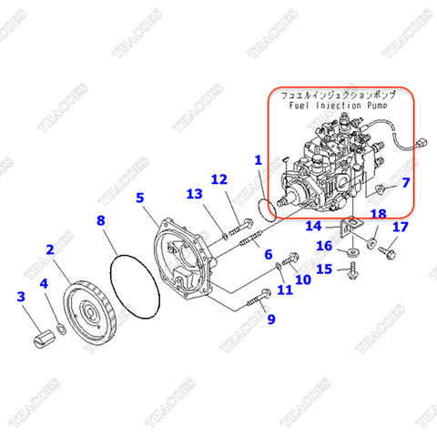 Bơm cao áp 6205-71-1440