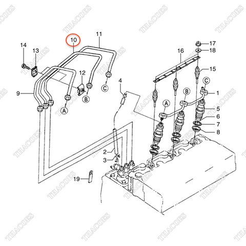 Ống dầu BN-16419-53720