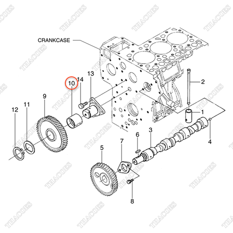 Bạc bánh răng trung gian BN-1A021-24980