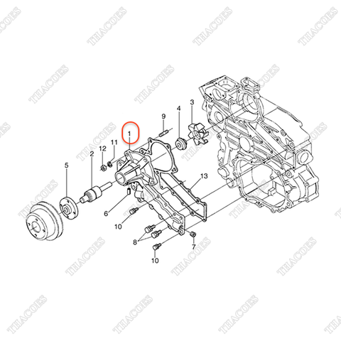 Bơm nước BN-1K321-73030 (Inc 2-7)