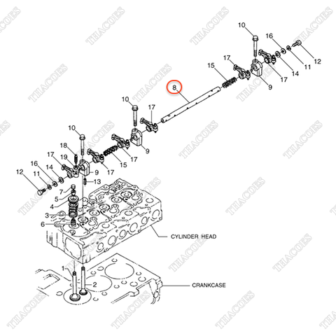 Trục dàn cò BN-1A021-14260