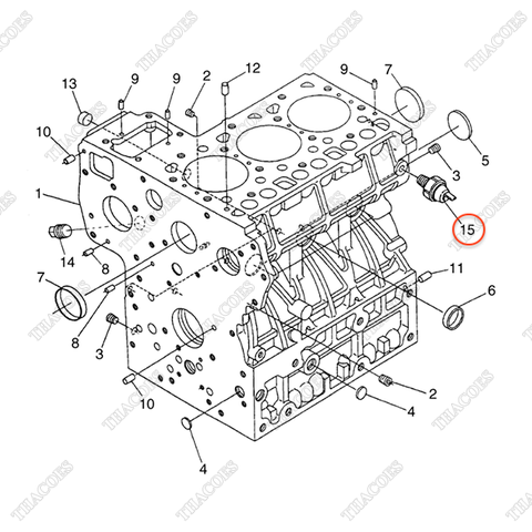 Cảm biến áp suất nhớt BN-15531-39010