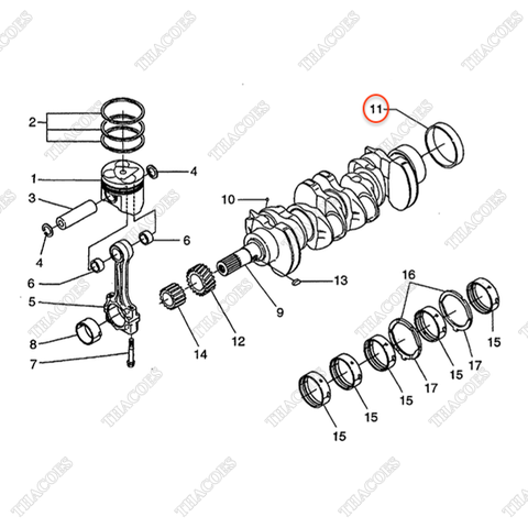 Bạc đệm BN-1C010-23300