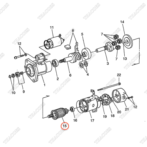 Rotor đề BN-1K012-63070