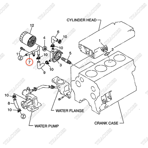 Ống dầu nhớt BN-1C010-37160