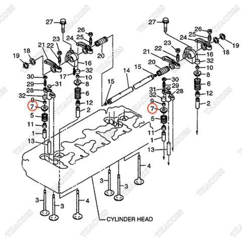 Vòng hãm xupap nạp BN-16241-13330 (8c)