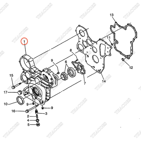 Nắp đầu động cơ BN-1C010-04014