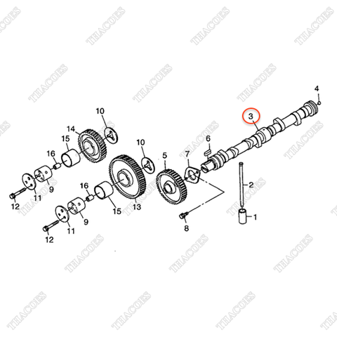 Trục cam BN-1C010-16012